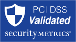 Security Certificate - PCI DSS Validated by Security Metrics